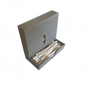 Cotton Bud Dispenser Holder - Holds 150 - Water Resistant - Letterbox Friendly
